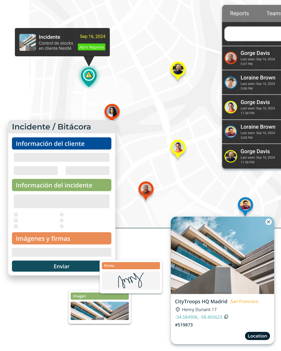 CityTroops - Seguridad cliente app