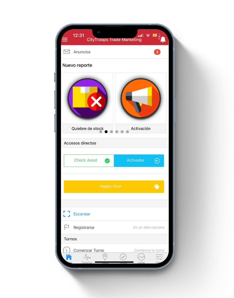 App para trade marketing - CityTroops