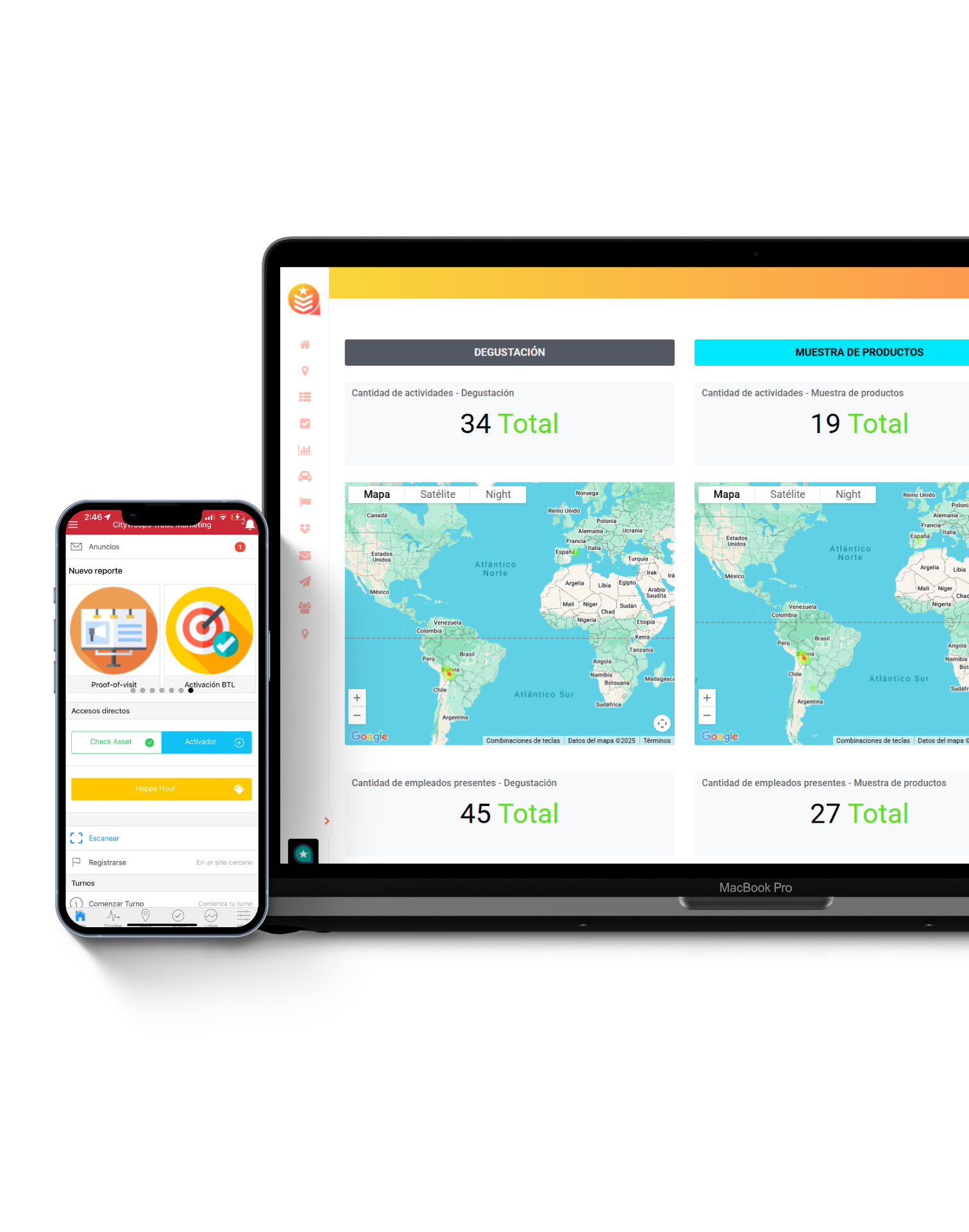 CityTroops - Control de activaciones de marca y BTL