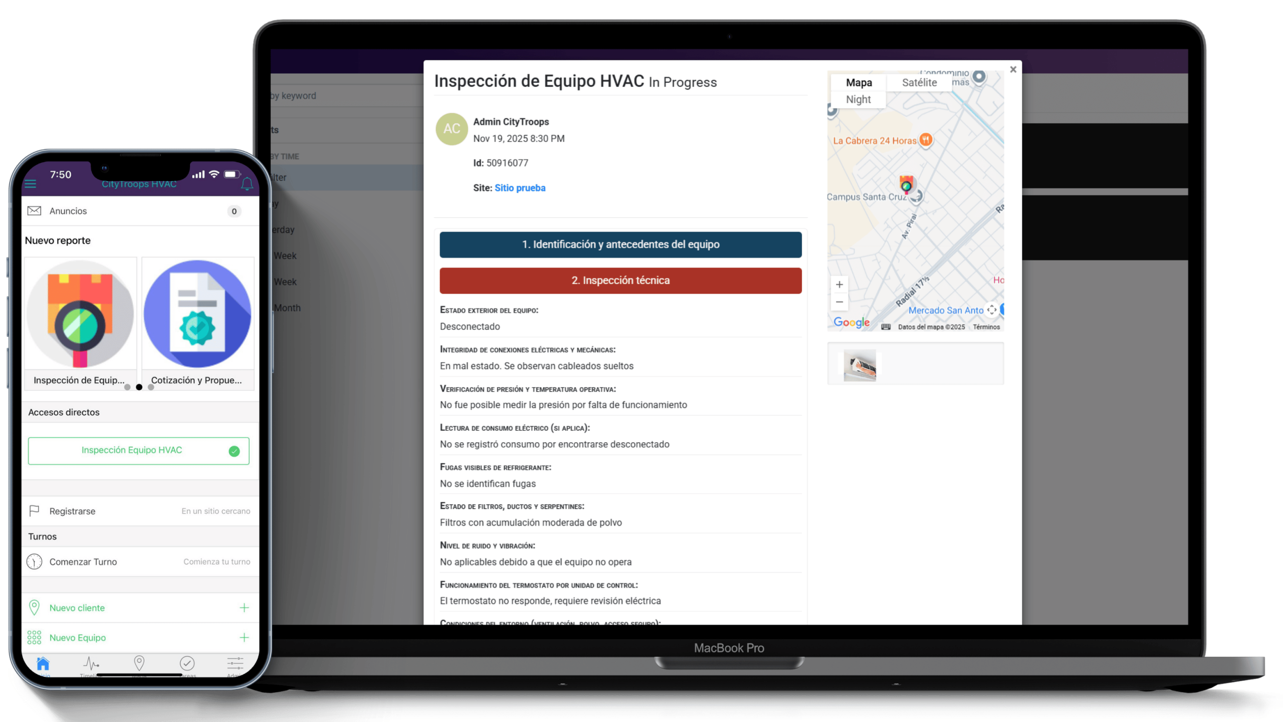 CityTroops - Software para gestión de operaciones y servicio HVAC