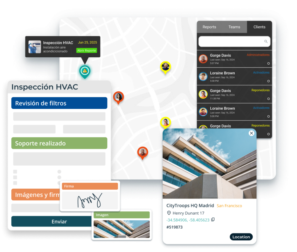 CityTroops - Software para gestión de operaciones y servicio HVAC