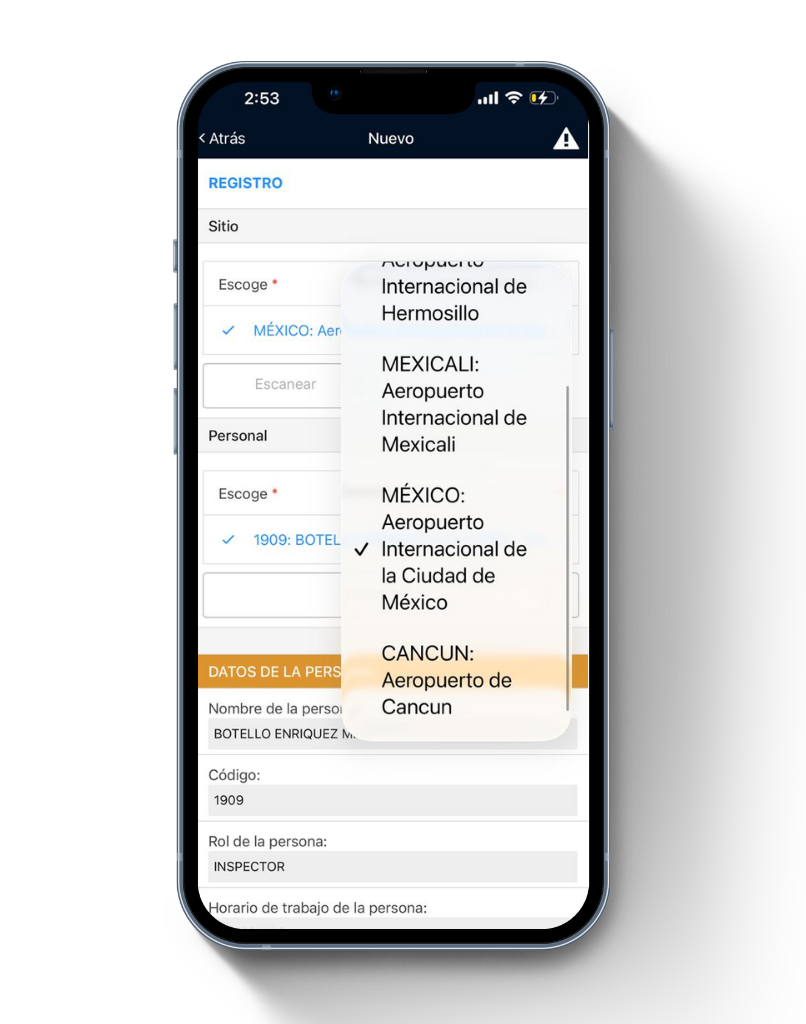 CityTroops - reportes del software para gestión de seguridad aeroportuaria