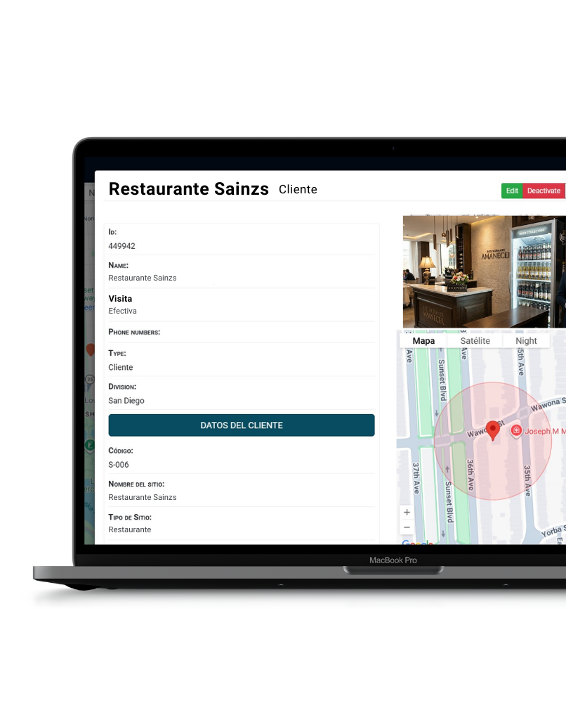 CityTroops - Registro de visitas en gestión del canal HORECA